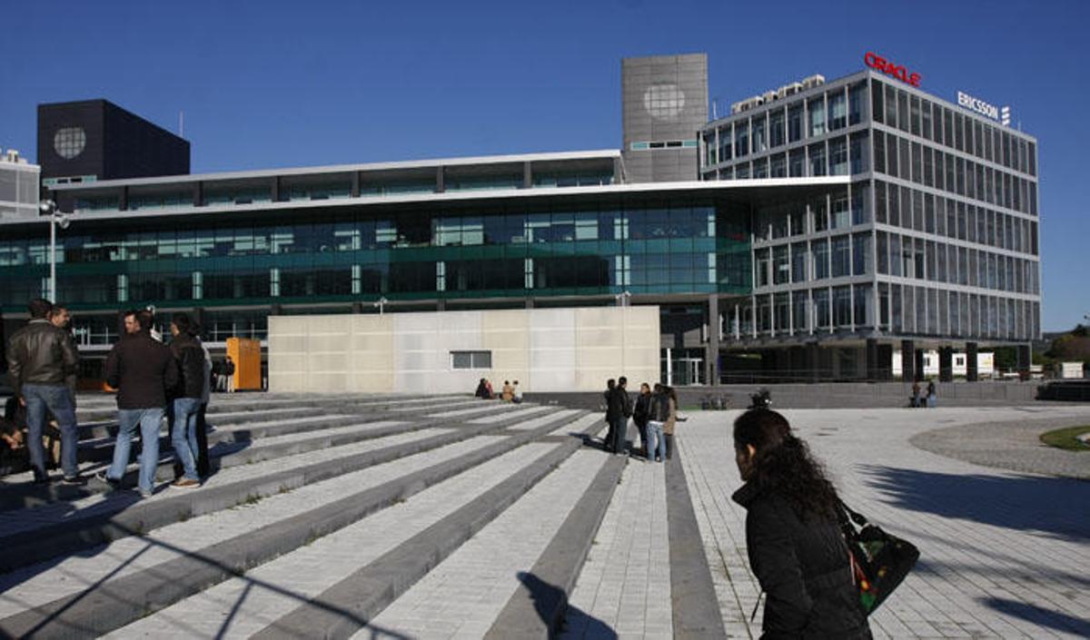 Una imagen del PTA, con el edificio que alberga la sede de Ericsson al fondo.