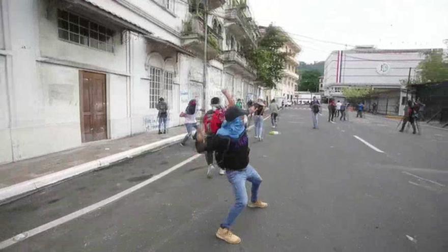 Más de 40 detenidos en las protestas contra la reforma constitucional en Panamá
