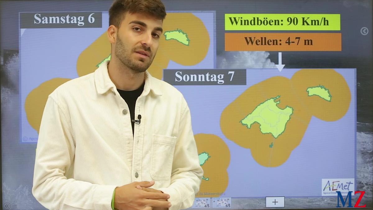 Duncan Wingen bei der Wettervorhersage für das Wochenende vom 5.-7. November 2021