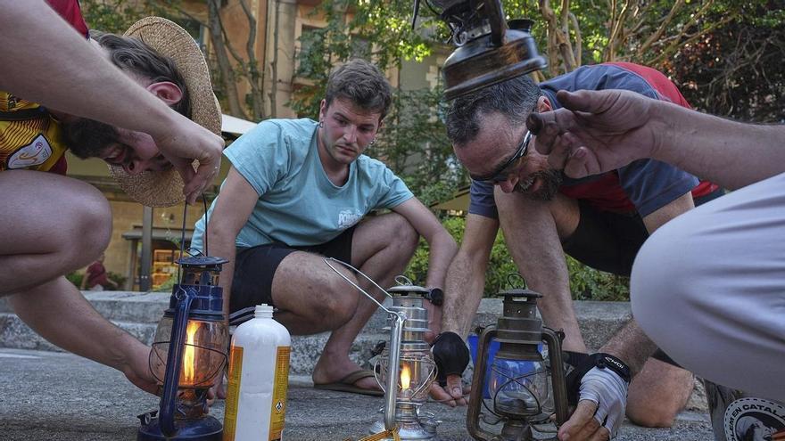 La Flama del Canigó arriba a Girona per encendre la revetlla de Sant Joan