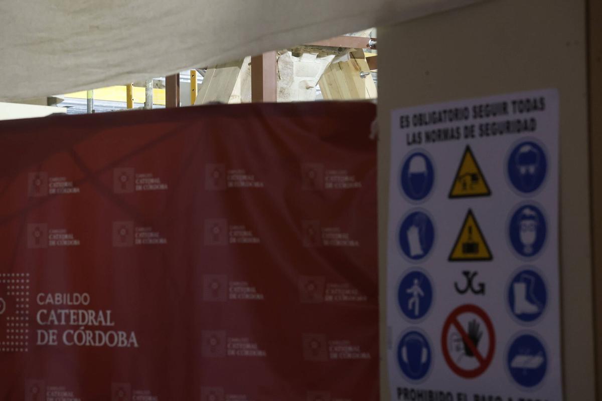 A.J.González Córdoba Zona de la Mezquita Catedral que sufrió el incendio hace un año A.J.González Córdoba Zona de la Mezquita Catedral que sufrió el incendio hace un año