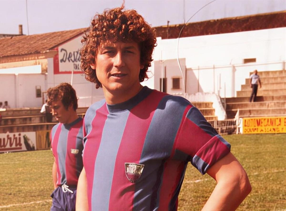 Joaquín Peiró durante su etapa en el CF Extremadura.