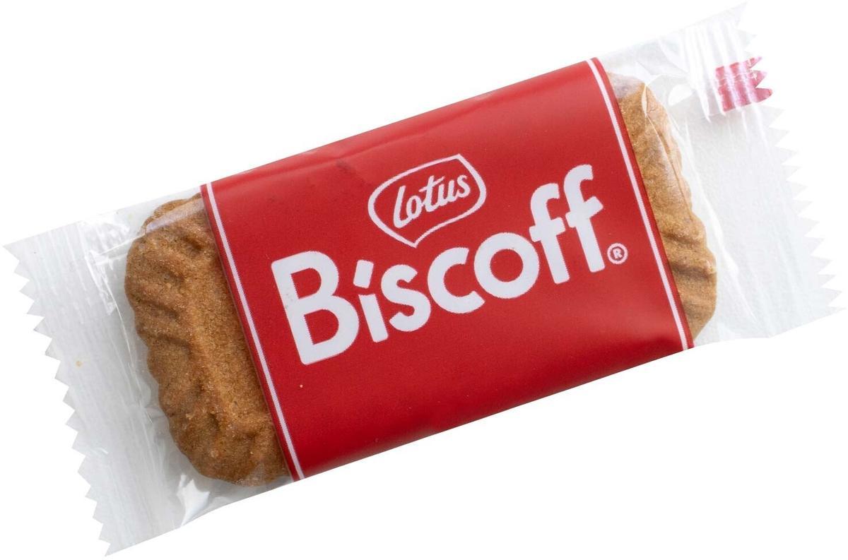 Imagen de archivo de una galleta Biscoff de Lotus Bakeries.