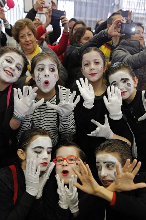 Antroxu en los colegios de Gijón