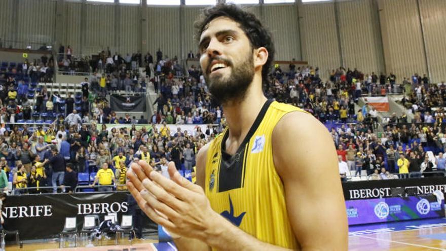 Javier Beirán, tras un encuentro de la pasada temporada.