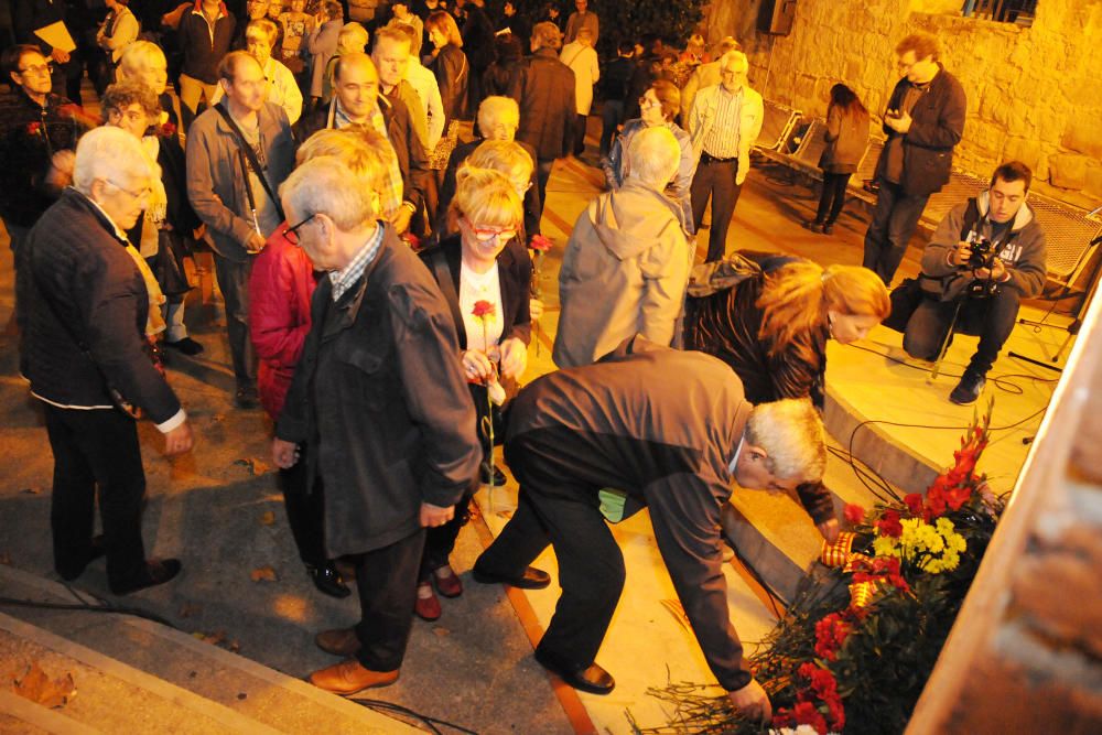 Manresa ret homenatge a Lluís Companys