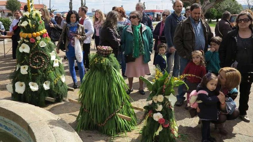 La Festa dos Maios se celebró en la plaza de O Corgo.  // Muñiz