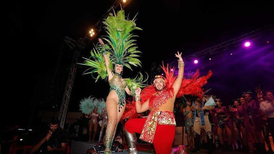 Irene Nicolás y Pedro Medina, Musa y Muso del Carnaval del Cabezo.