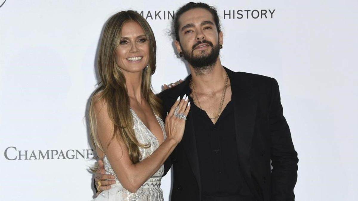 Heidi Klum y Tom Kaulitz, en mayo, en el festival de Cannes