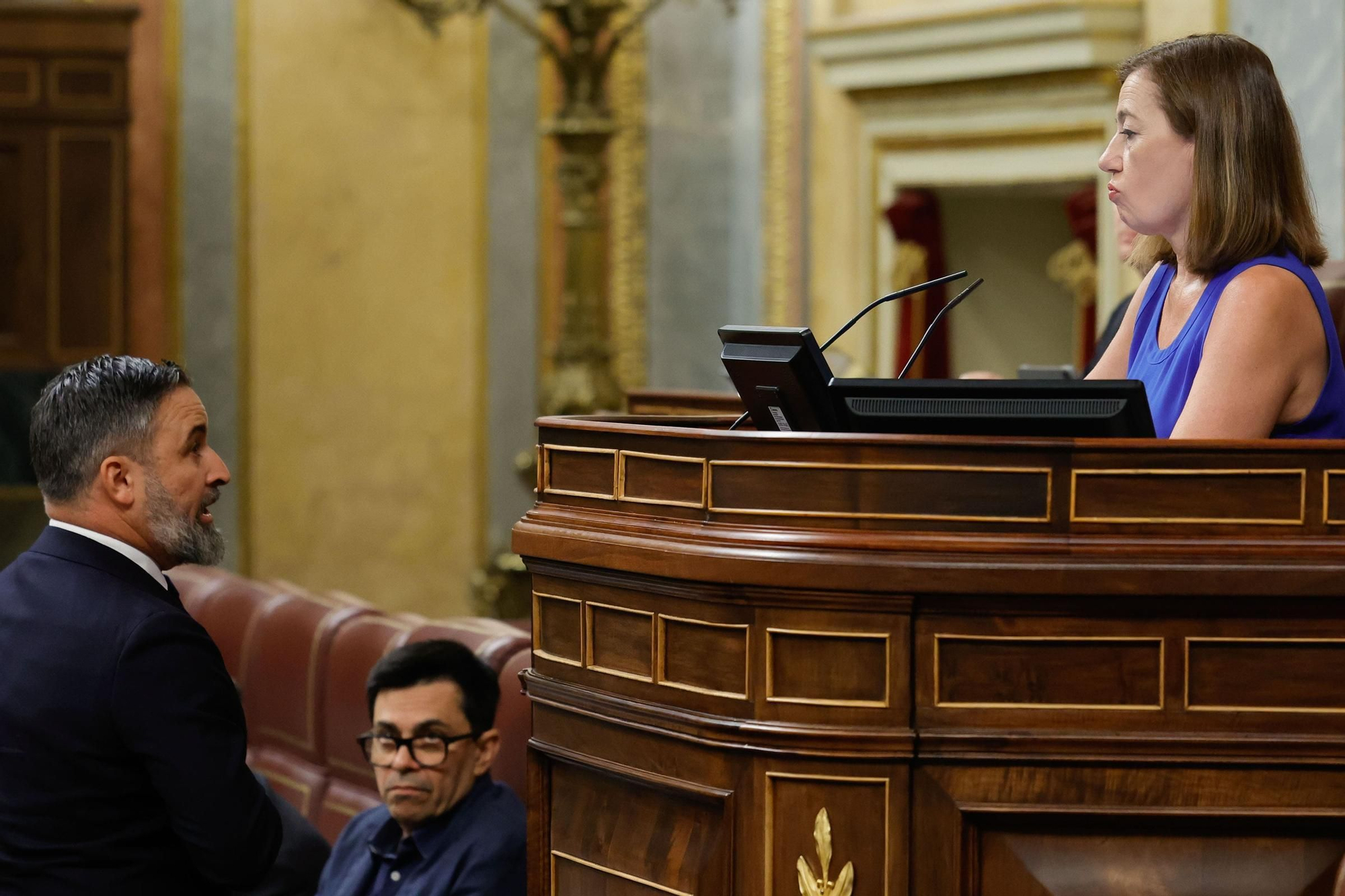 Francina Armengol preside la sesión del Congreso en la que ha comparecido Pedro Sánchez