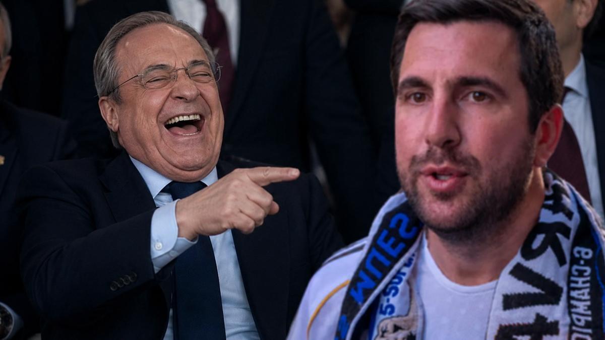 Florentino Pérez trolea a Enrique Riquelme en Antena 3 y Telecinco a la vez