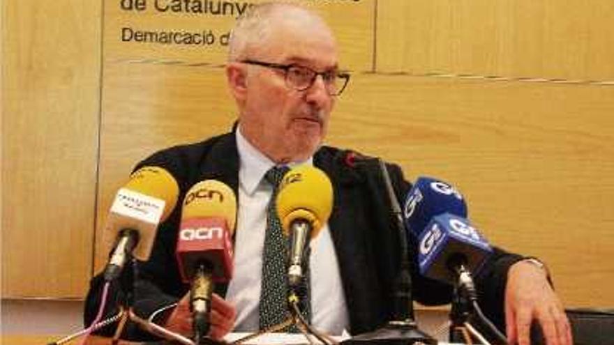 El síndic de greuges, Rafael Ribó, va fer públic ahir el balanç de les comarques gironines del 2013.