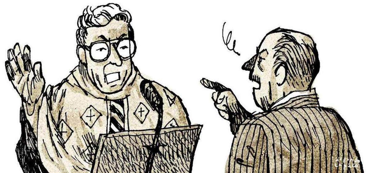El caso del feligrés indignado