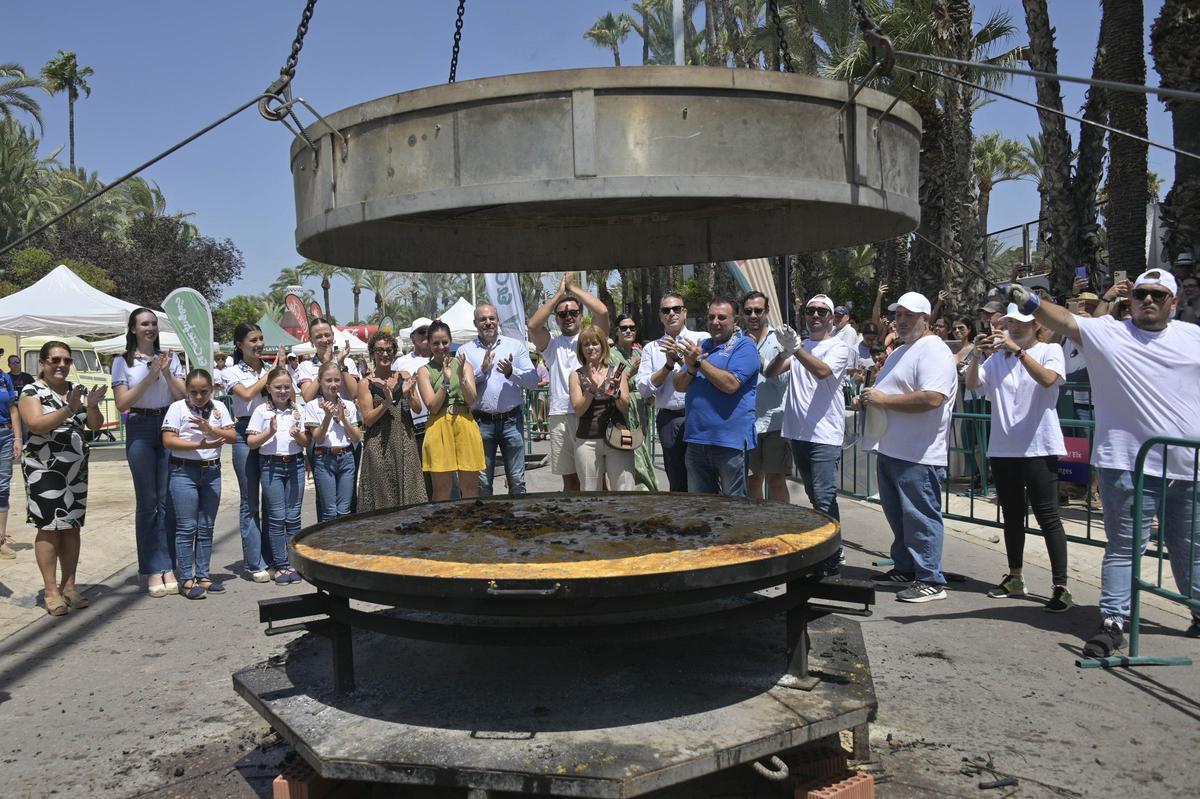 Fiesta del arroz con costra en Elche