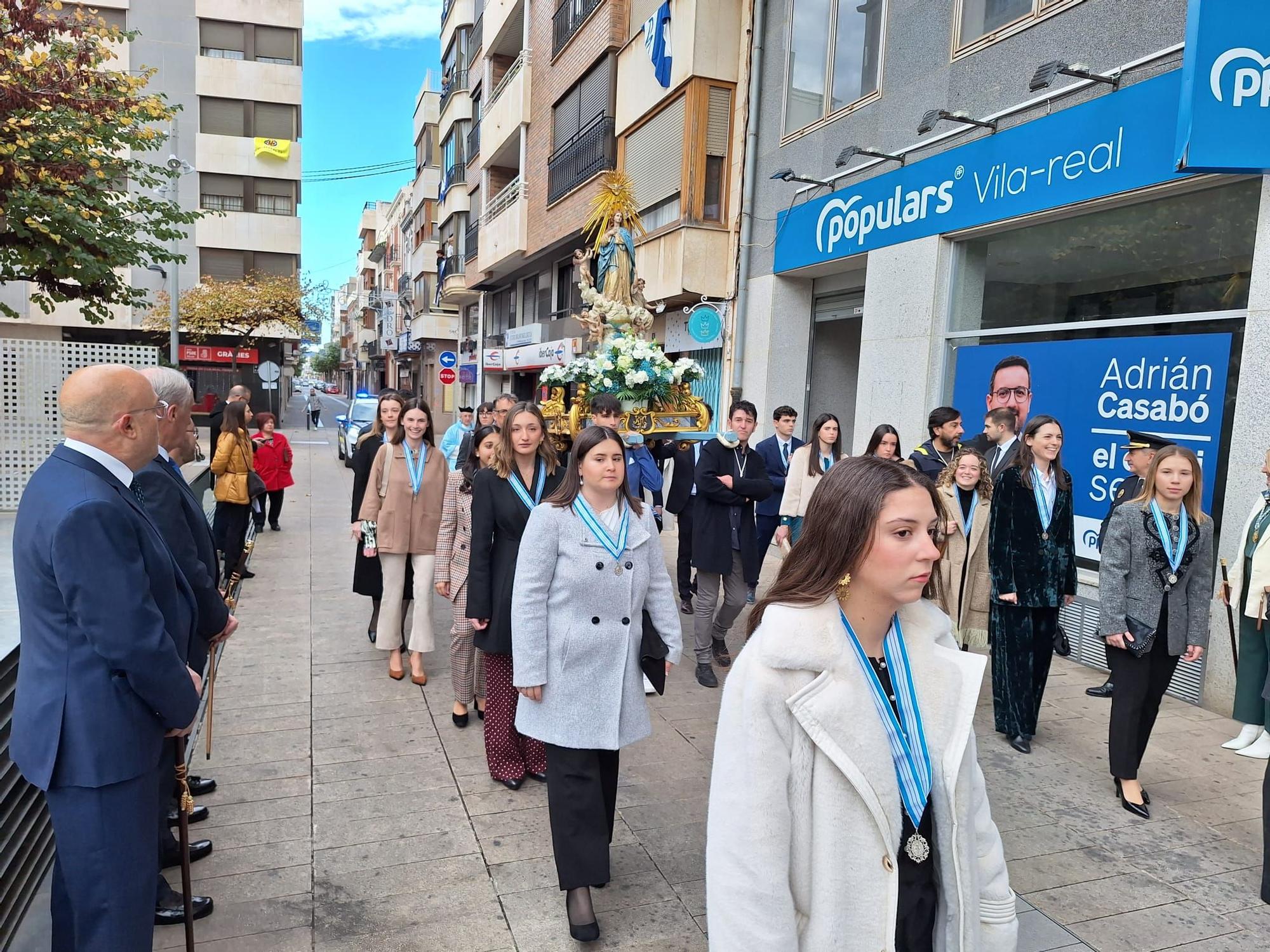 Vila-real rinde honores a la Puríssima del Poble