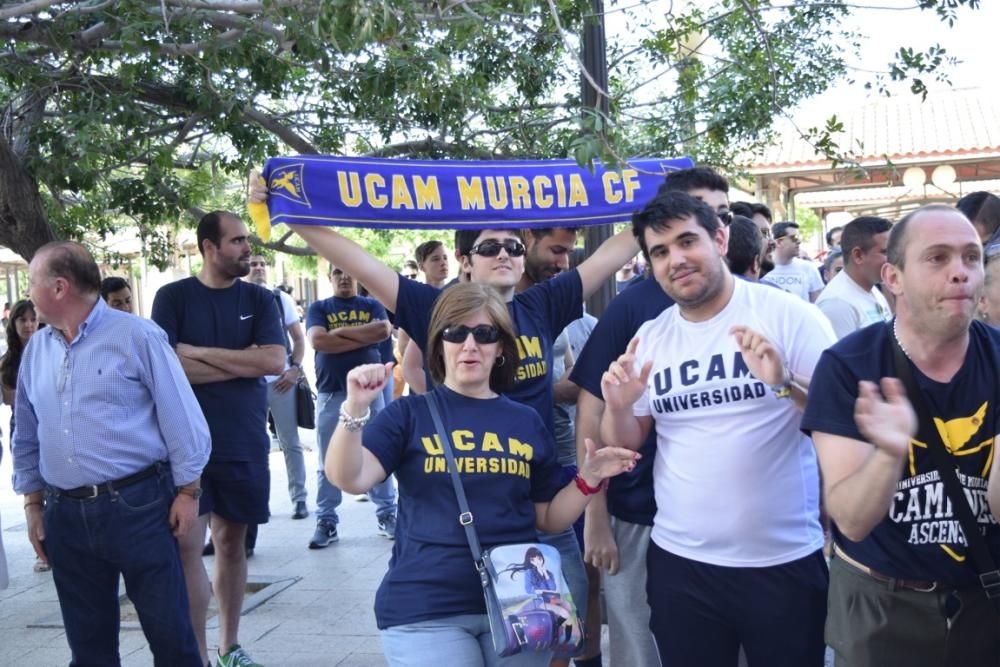 Celebración del ascenso a Segunda División A del UCAM