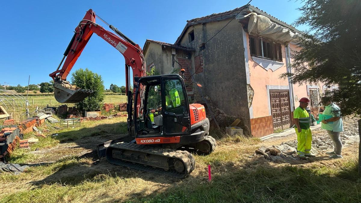 Algunos de los trabajos que se ejecutan en Siero.
