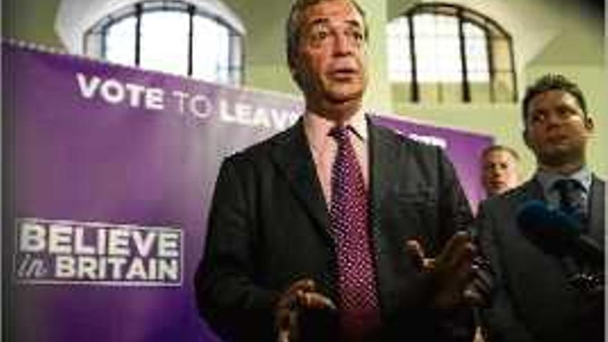 Farage: «El sud d&#039;Espanya tindria problemes sense els diners dels britànics»