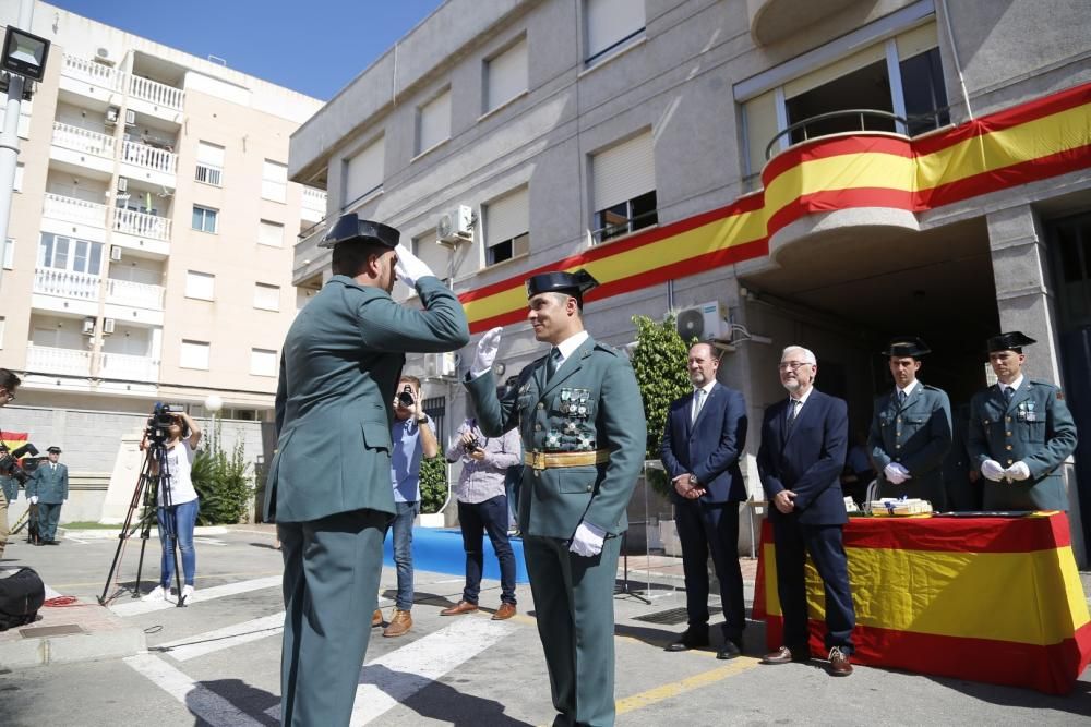 Misa y acto castrense en el cuertel de la Compañía de la Guardia Civil de Torrevieja y la Vega Baja el día de la Virgen del Pilar