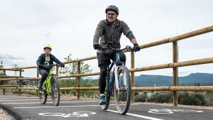 Un carril bici en una imagen de archivo