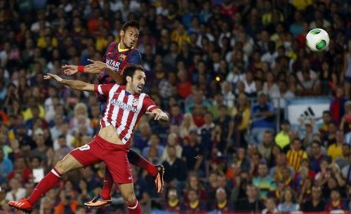 Barcelona y Atlético juegan en el Nou Camp la vuelta de la final de la Supercopa.