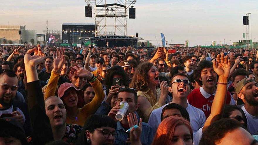 Públic durant un concert del Primavera Sound 2019.