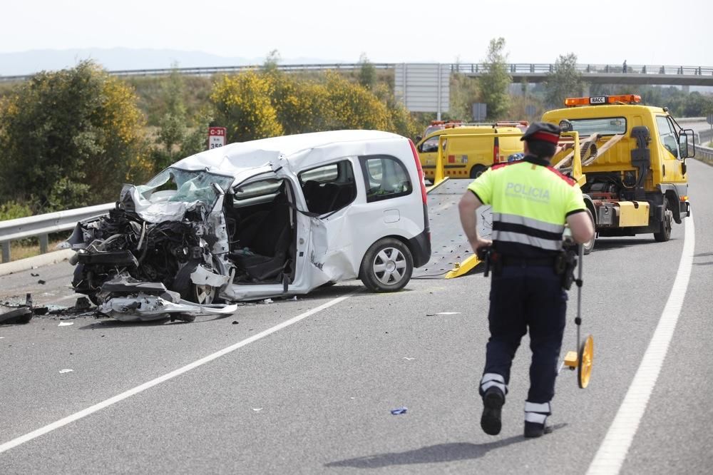 Accident mortal a la Tallada d'Empordà