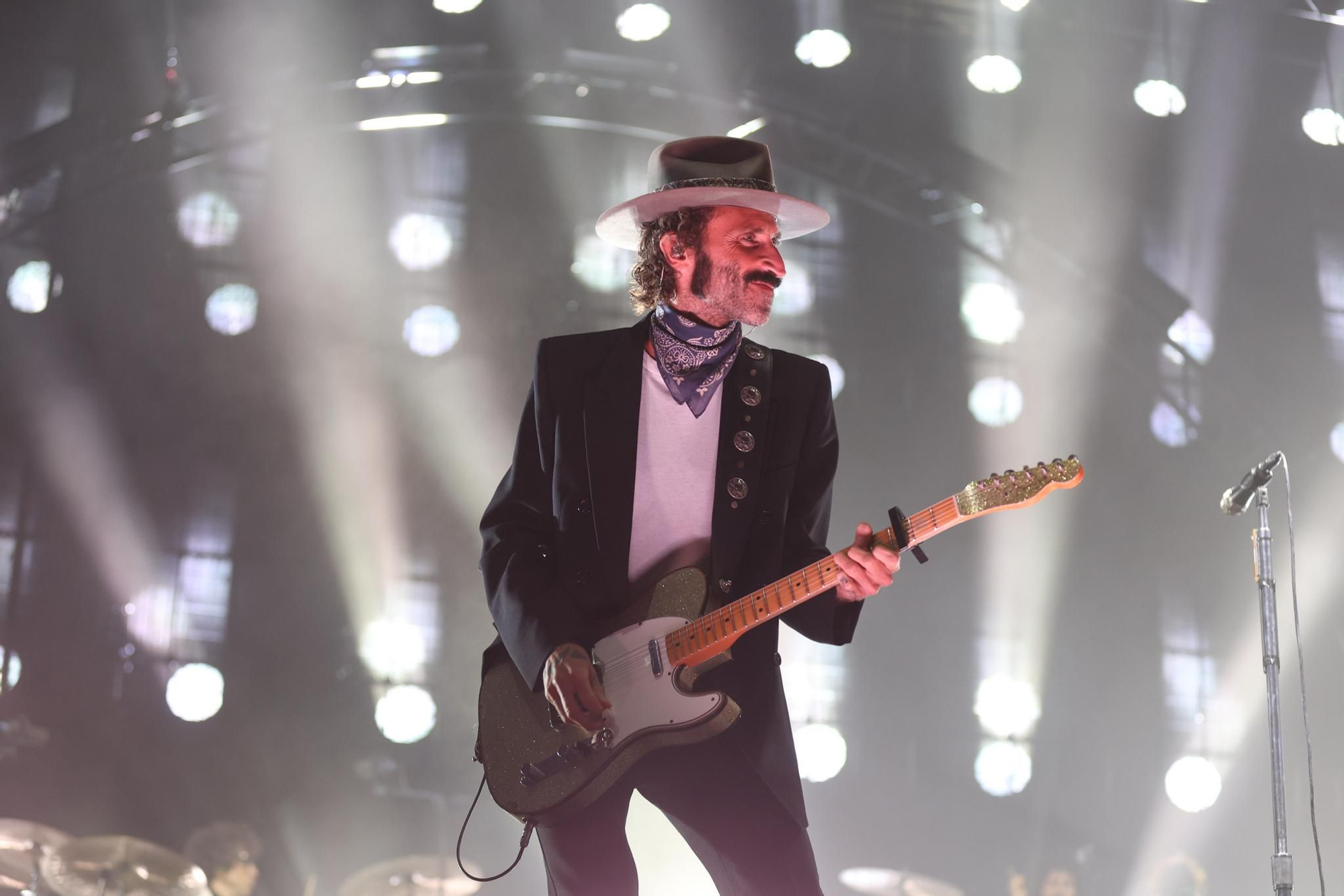 Leiva en el Muelle de Batería de A Coruña