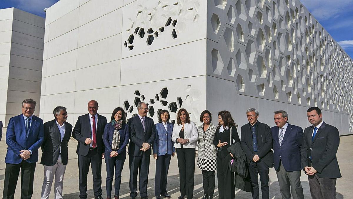 Inauguración del Centro de Creación Contemporánea de Andalucía en diciembre del 2016.