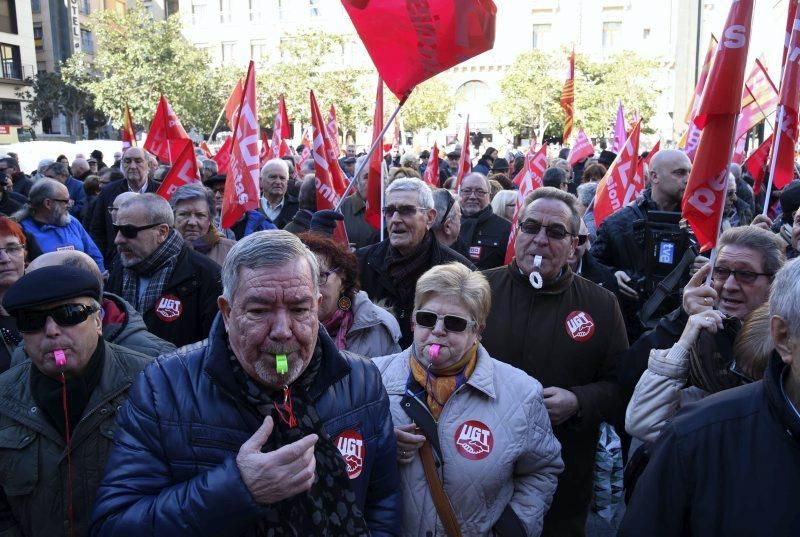 Concentración de pensionistas