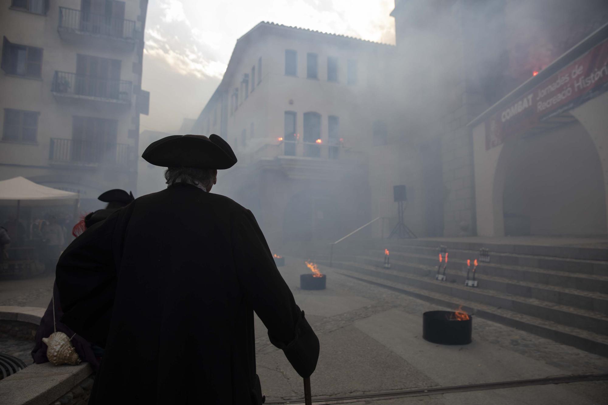 Arbúcies recrea el tradicional Combat de fa més de 300 anys