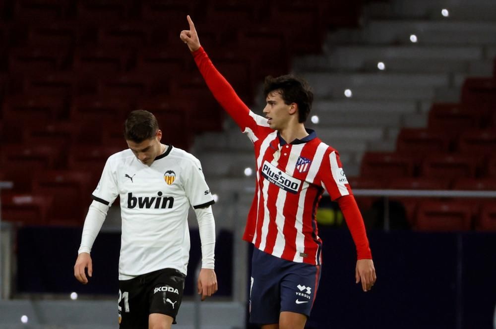 Atlético de Madrid - Valencia, en imágenes