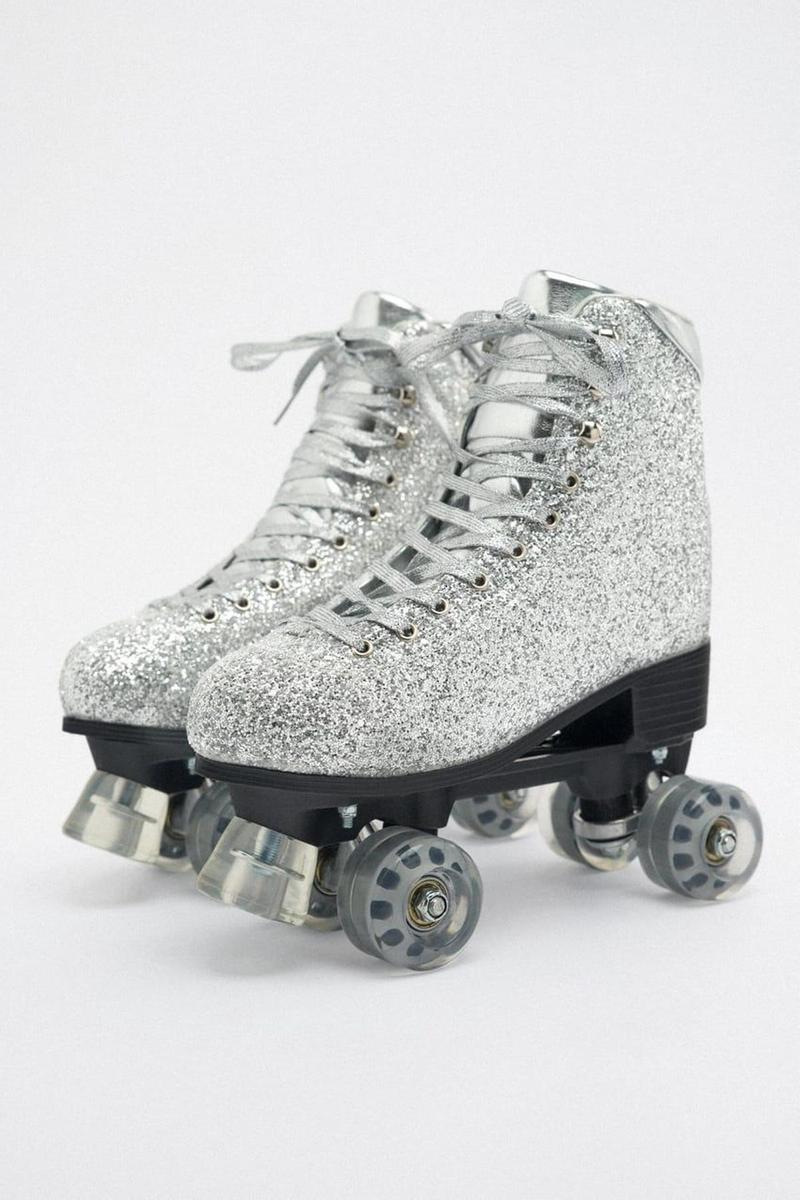 Patines brillos de Zara