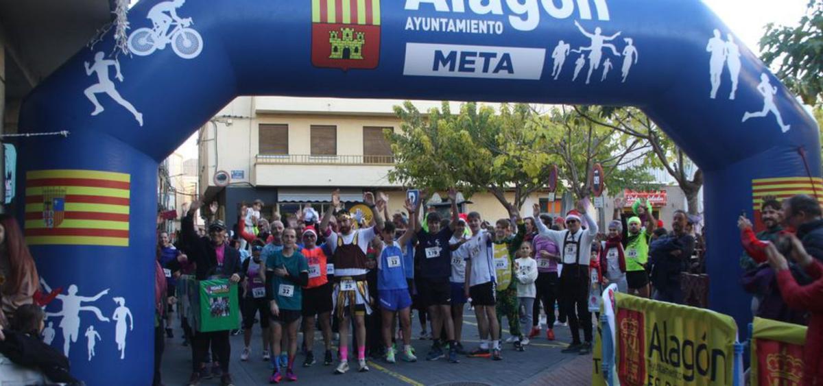 En Alagón, 230 personas participaron recaudando hasta 1.030 euros