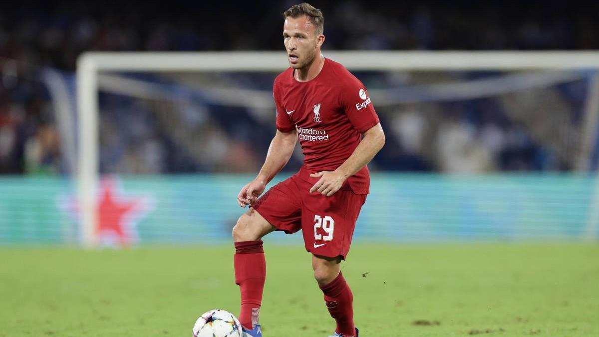 El Liverpool no activará a final de temporada su opción de compra sobre el jugador brasileño Arthur Melo