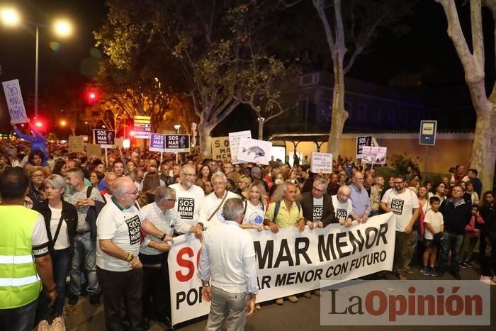 Manifestación en Cartagena por el Mar Menor