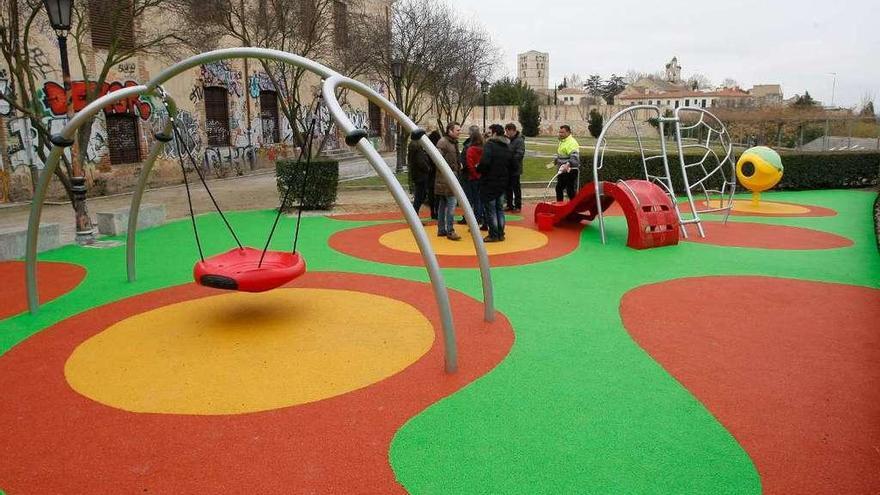 Nuevo parque accesible en los jardines de San Bernabé