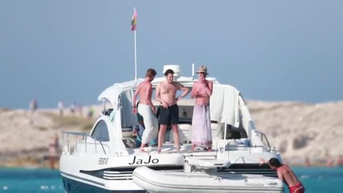 Ernest de Hannover, de vacances a Eivissa