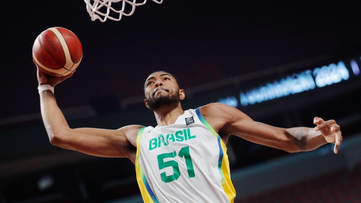 Bruno Caboclo, en los Juegos con Brasil