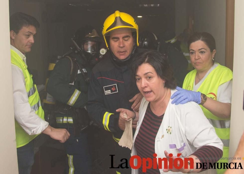 Simulacro de emergencia del Área IV de Salud