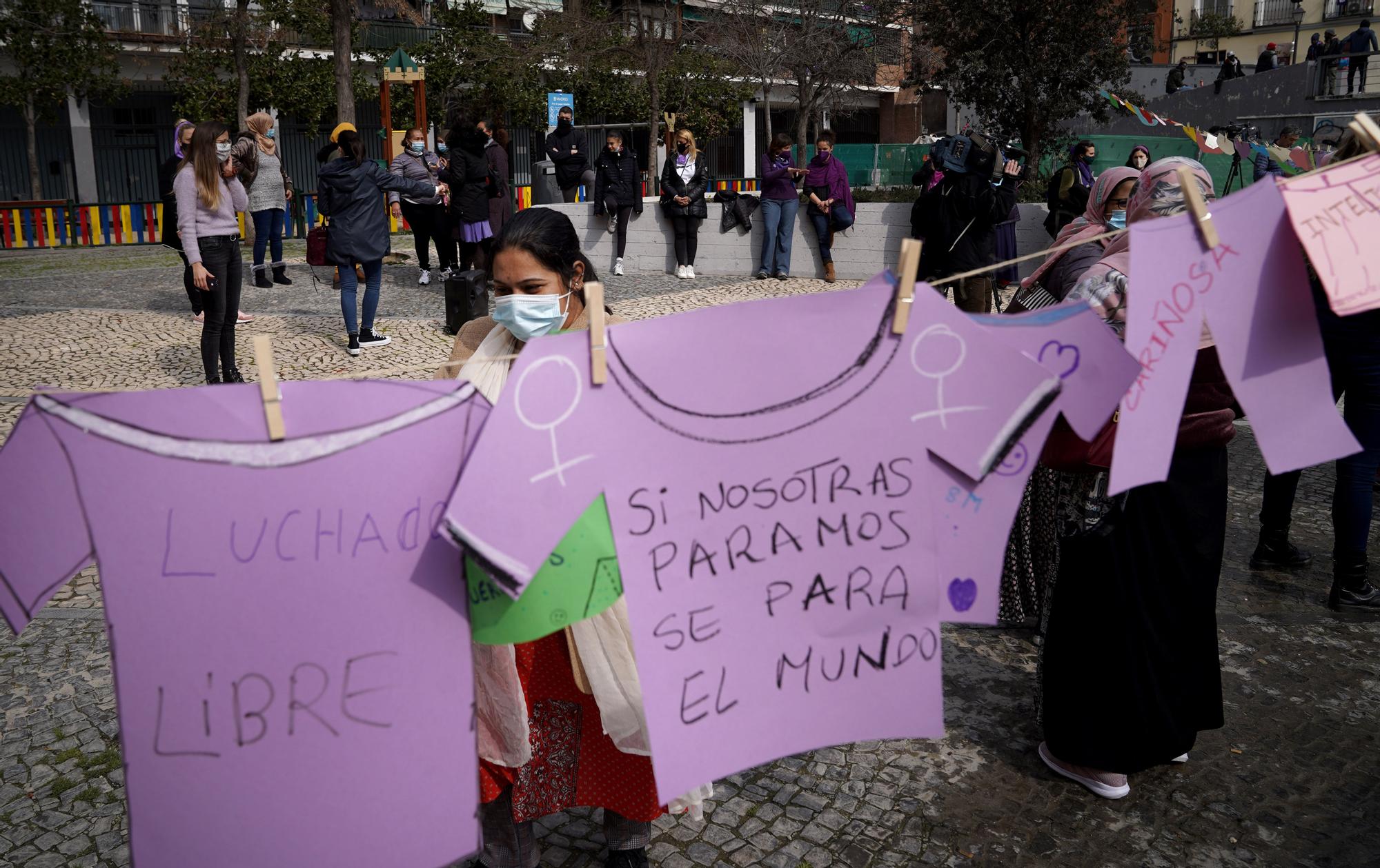 Concentraciones del 8M en Madrid