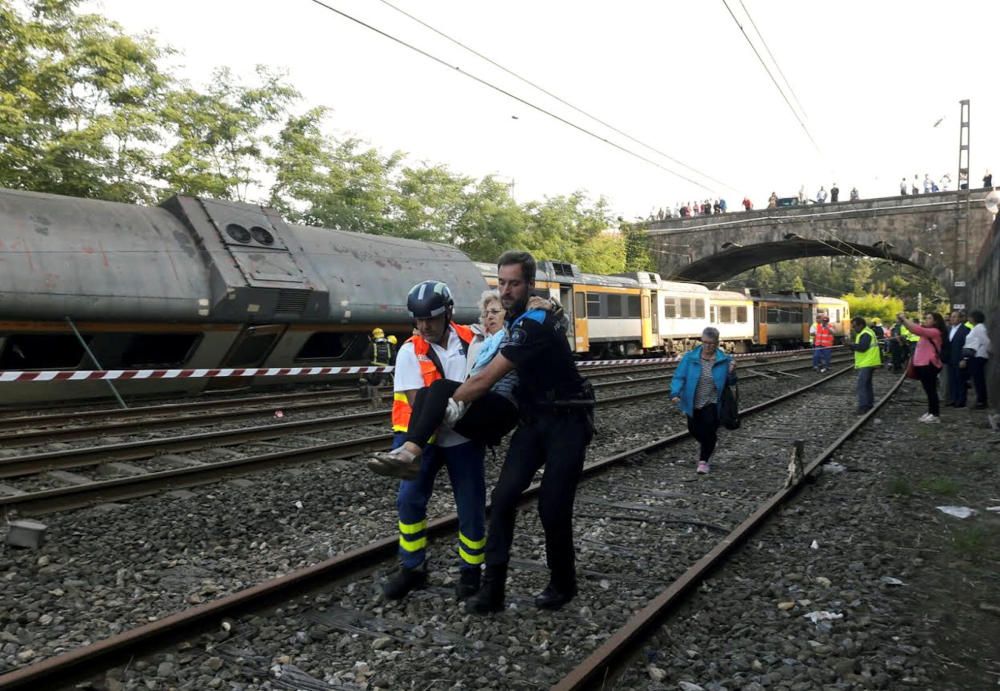 Accidente de tren en O Porriño