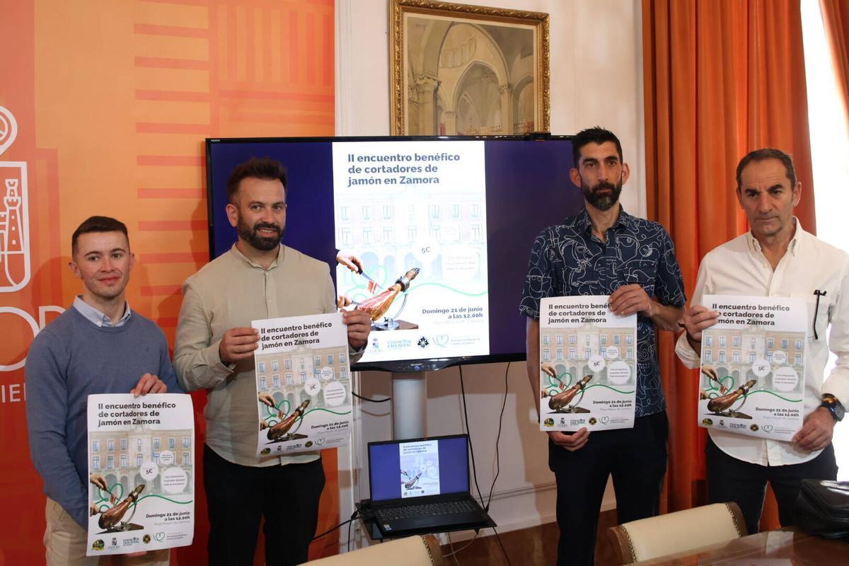 se presenta el II Encuentro Benéfico de Cortadores de Jamón "Ciudad de Zamora"