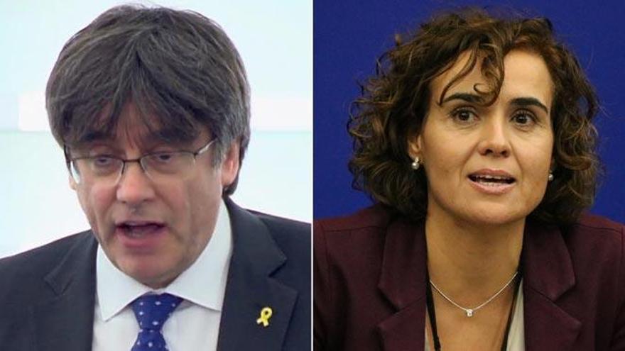 Choque entre Puigdemont y Montserrat en la Eurocámara