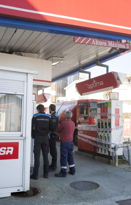 Inspección en la gasolinera de Santa Cruz