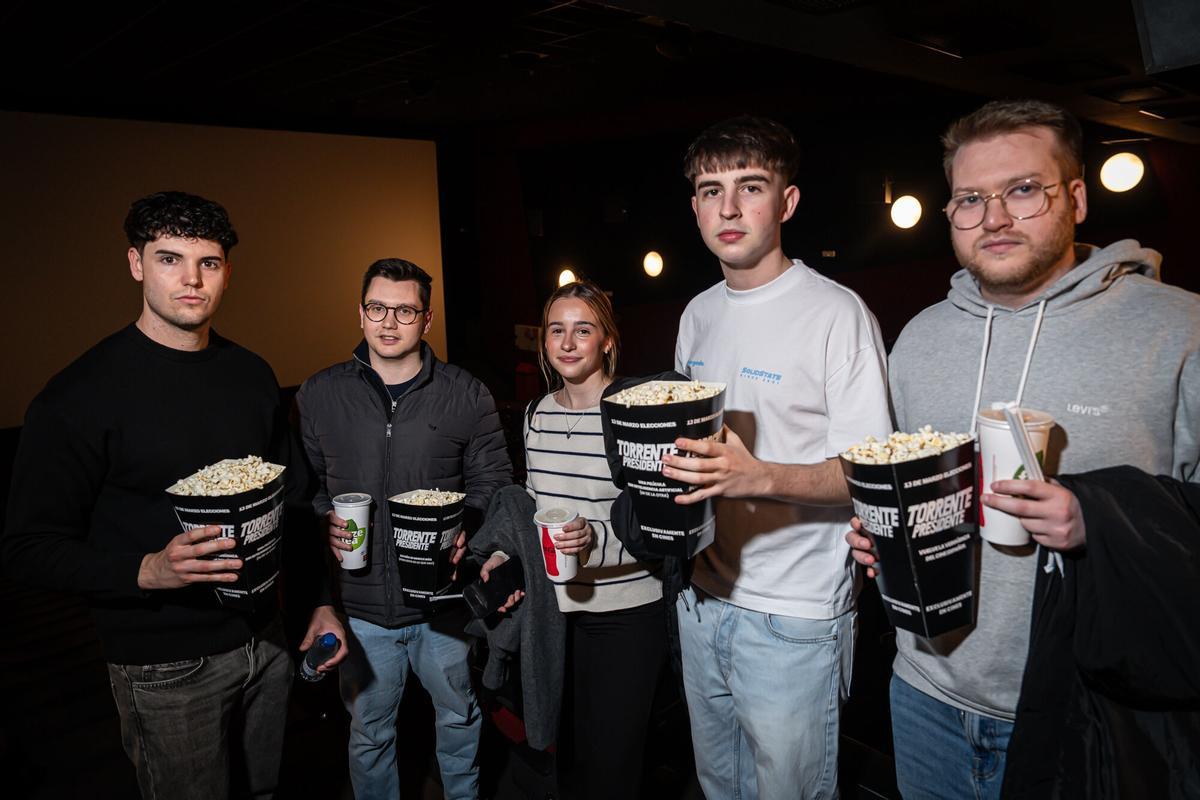 Estreno de la película Torrente Presidente en el cine Imperial de Sabadell.