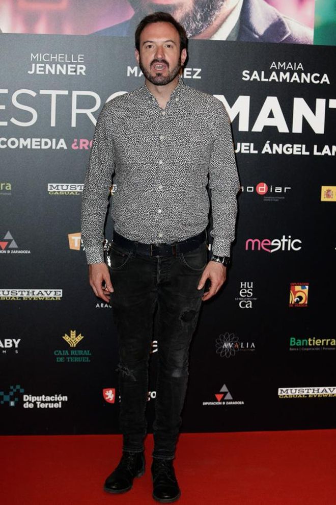 Álex O'Doherthy en el estreno de 'Nuestros amantes' en Madrid