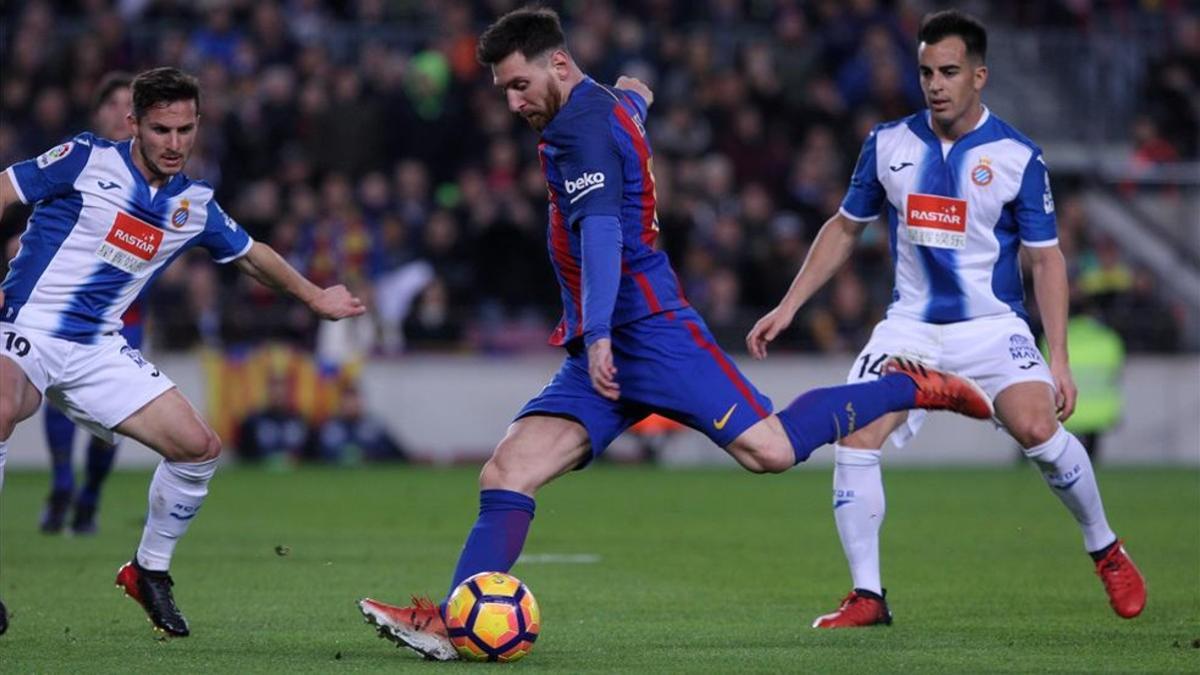 Messi firmó otro recital ante el Espanyol