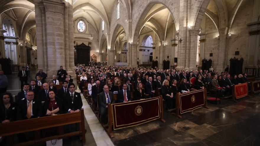 Misa por San Vicente Ferrer en la catedral de València