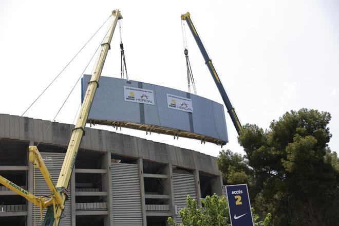 ¡Tremendo! El marcador del Camp Nou ya es historia